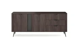 komoda-veris-dab-dunin-czarny-195-cm-loft-3-szuflady-2-drzwi