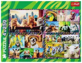 puzzle-4x250-zabawne-zwierzaki-13313