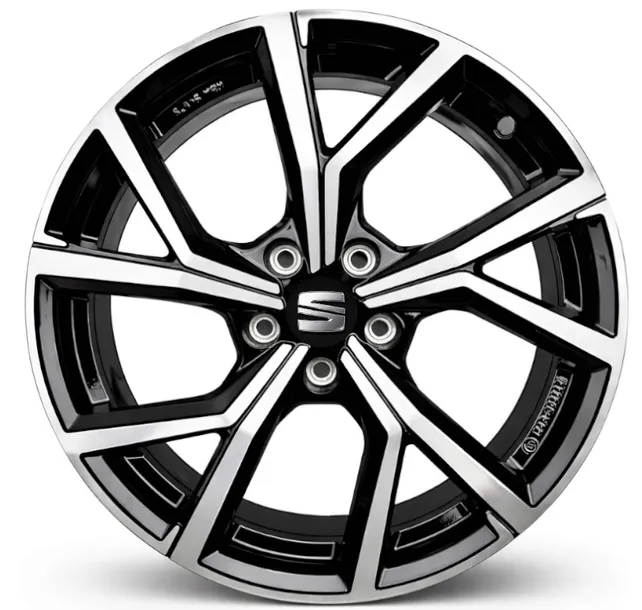 4x Felgi 17 PLATIN m.in do SEAT Leon Ateca Alhambra Altea Toledo Tarraco 7J ET45