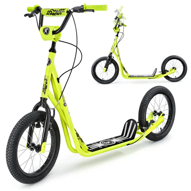 Hulajnoga miejska Hypermotion RUNKIE z pompowanymi kołami 16'' (40 cm) - Hy