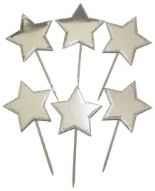 6x-pikery-do-babeczek-n-urodziny-impreze-srebrne-gwiazdy-gwiazdki-toppery