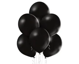 balony-pastel-black-50szt