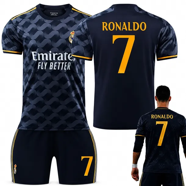 KOMPLET PIŁKARSKI KOSZULKA CRISTIANO RONALDO REAL MADRYT ROZMIARY