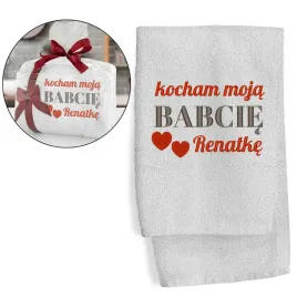 recznik-gruby-bawelna-frotte-z-haftem-imienia-70x140-prezent-dla-babci