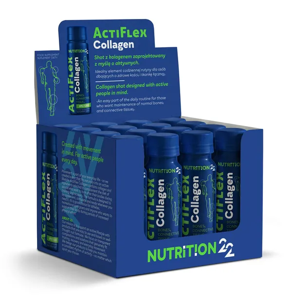 Nutrition22 ActiFlex Collagen 11 000mg Kolagen do picia shot 20x80ml