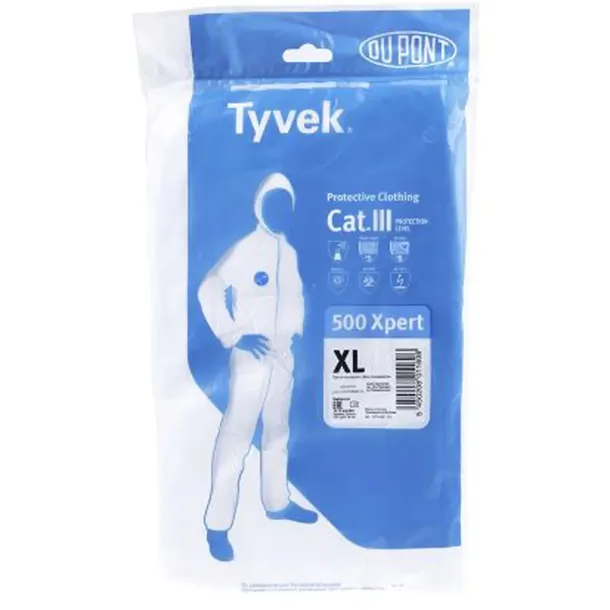 KOMBINEZON OCHRONNY DUPONT TYVEK 500 XPERT XL