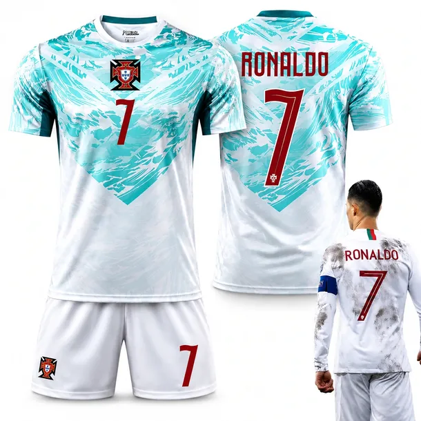 KOMPLET KOSZULKA CRISTIANO RONALDO MISTRZOSTWA ŚWIATA 2026 PORTUGALIA