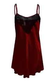 halka-carla-satyna-bordo-xxl-44-bordowy