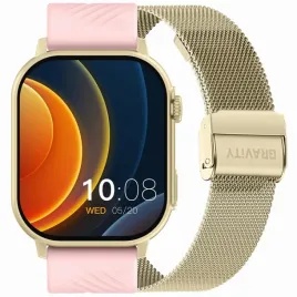 smartwatch-gravity-gt15-7-rozowy-pasek-silikonowy-zlota-bransoleta