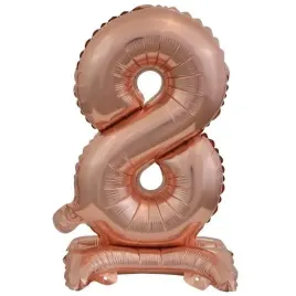 balon-foliowy-mini-cyfra-8-na-stojaku-rozowe-zloto