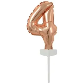 balon-foliowy-mini-cyfra-4-rozowe-zloto-8x12cm