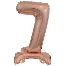 balon-foliowy-mini-cyfra-7-na-stojaku-rozowe-zloto