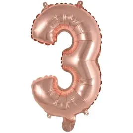 balon-foliowy-mini-cyfra-3-rozowe-zloto-25x40cm