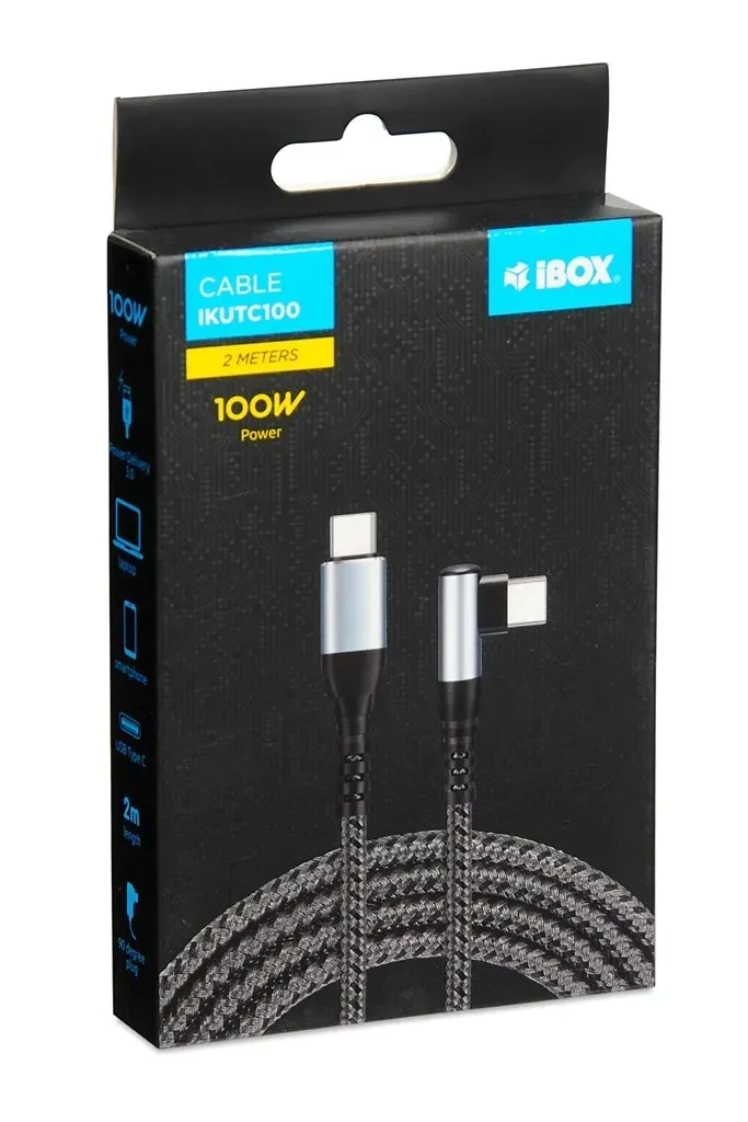ibox-kabel-ikutc100-usb-c-pd100w-2m