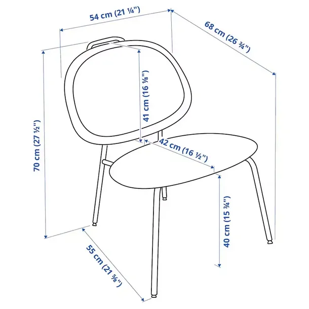 ikea-gavle-fotel-diserod-czerwony-stan-nowy