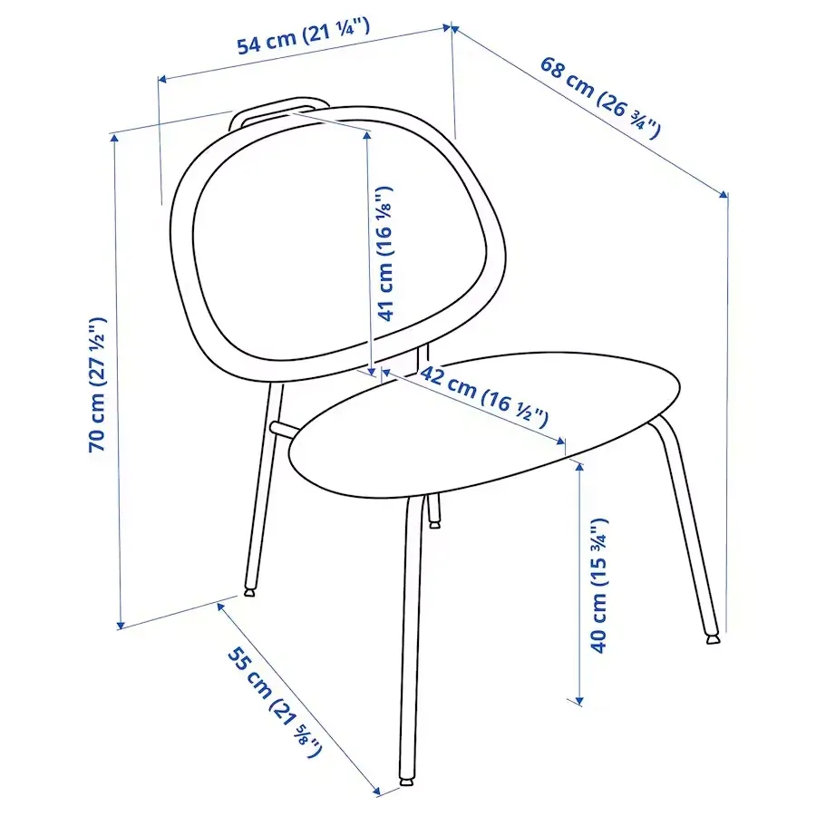 ikea-gavle-fotel-diserod-czerwony-stan-nowy