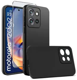 etui-do-motorola-moto-edge-50-neo-silikonowe-matowe-czarne-szklo-ochronne