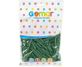 balony-rurki-wloskie-emerald-green-100szt
