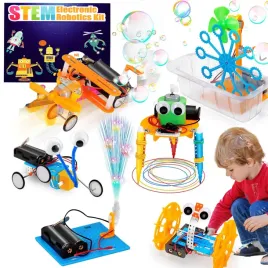 maly-elektronik-doswiadczenia-klocki-konstrukcyjne-robot-samochod-elektryk