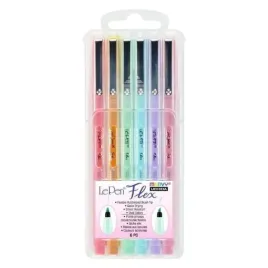 cienkopisy-le-pen-flex-pastel-6-kolorow