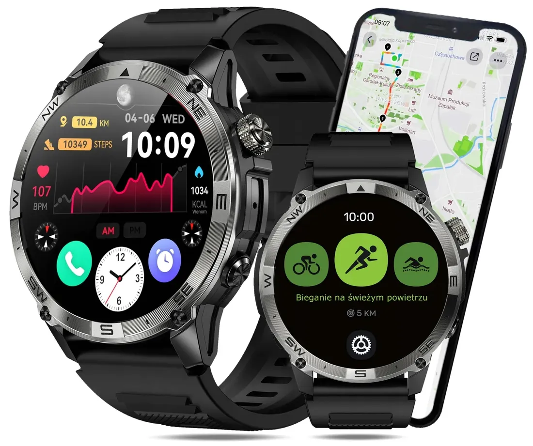 smartwatch-wenom-explorer-czarny-stan-nowy