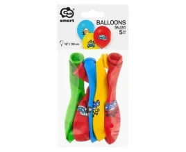 balony-lateksowe-samochody-z-kreskowek-30cm-5szt