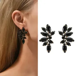 kolczyki-sztyfty-zlote-czarne-eleganckie-swarovski-bizuteria-wizytowa-boho