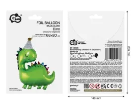 balon-foliowy-dinozaur-w-czapeczce-36cm