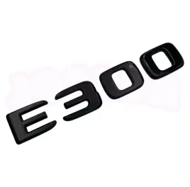 emblemat-e300-tyl-znaczek-mercedes-naklejka-premium-czarny
