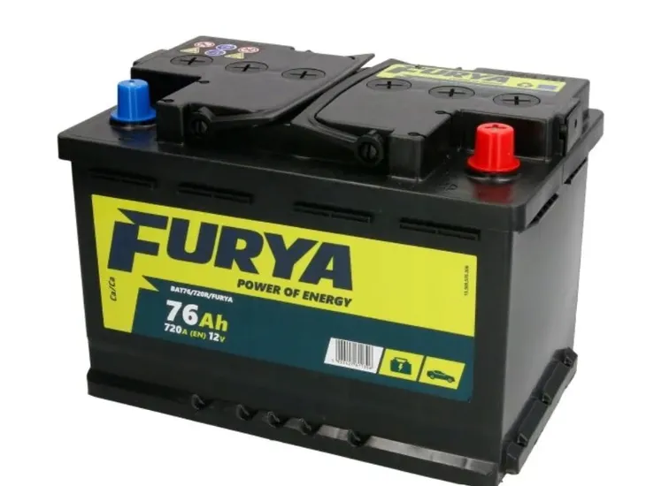 Akumulator FURYA 76AH 720A P+ BAT76/720R/FURYA