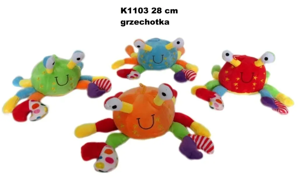 krab-grzechotka-28cm-mix-stan-nowy