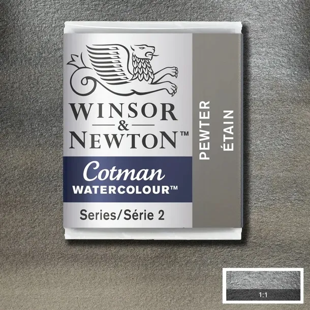 akwarela-w-kostce-wandn-cotman-511-pewter-rodzaj-akwarelowe