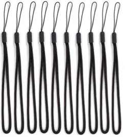 10x-smycz-do-pendrive-nylon-czarny-mini-16cm