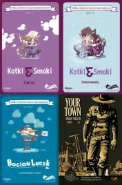 pakiet-4x-komiksy-paragrafowe-kotki-smocze-kwiaty-bocian-your-town