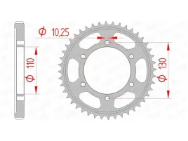 zebatka-napedzana-tyl-moto-stalowa-czarna-afa-12813-44