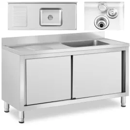 zlew-basen-gastronomiczny-jednokomorowy-z-szafka-z-drzwiami-przesuwnymi-prawy-140-x-60-x-94-5-cm