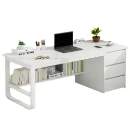 biurko-komputerowe-loft-biale-3-polki-skandynawski-nowoczesne-100-cm