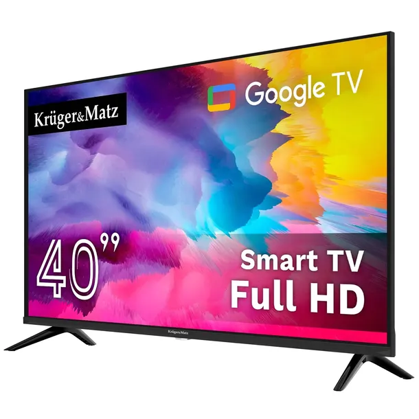 Telewizor 40" FHD Smart TV Google WiFi DVB-T2 H.265 HEVC Kruger&Matz