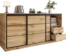 komoda-przesuwna-z-szufladami-200-cm-loft-z-drazkiem-na-wieszaki