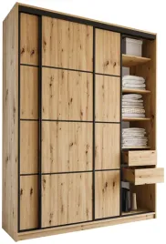 szafa-przesuwna-180-cm-loft-max-garderoba-z-polkami-szuflady-drazki