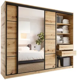 szafa-przesuwna-lustro-szuflady-250cm-artisan-loft