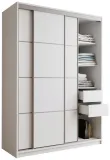 biala-szafa-przesuwna-150-cm-top-z-szufladami-drazki-polki