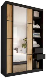 szafa-przesuwna-z-lustrem-150-cm-loft-max-szuflady-drazki-polki