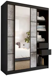 szafa-przesuwna-z-lustrem-150-cm-loft-beton-mat