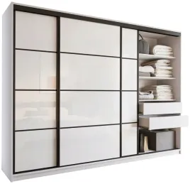 szafa-przesuwna-szuflady-280-cm-biala-polysk-loft