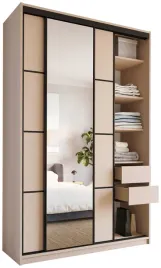 szafa-przesuwna-z-lustrem-150-cm-loft-max-z-polkami-szuflady-drazki-bez