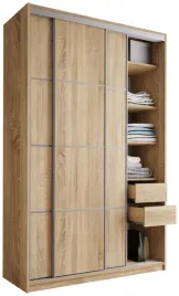 szafa-przesuwna-150-cm-top-max-z-polkami-drazek-szuflady-dab-sonoma