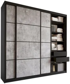 szafa-przesuwna-250-cm-loft-max-z-polkami-szuflady-drazki-beton
