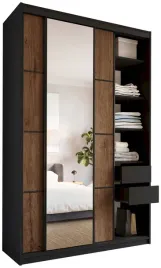 szafa-przesuwna-z-lustrem-150-cm-loft-max-szuflady-drazki-polki