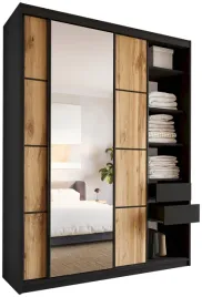 szafa-przesuwna-z-lustrem-180-cm-loft-max-drazki-szuflady-polki